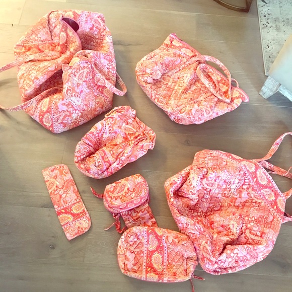 Vera Bradley Handbags - Vera Bradley set: sherbert